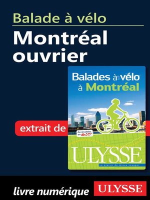 cover image of Balade à vélo--Montréal ouvrier